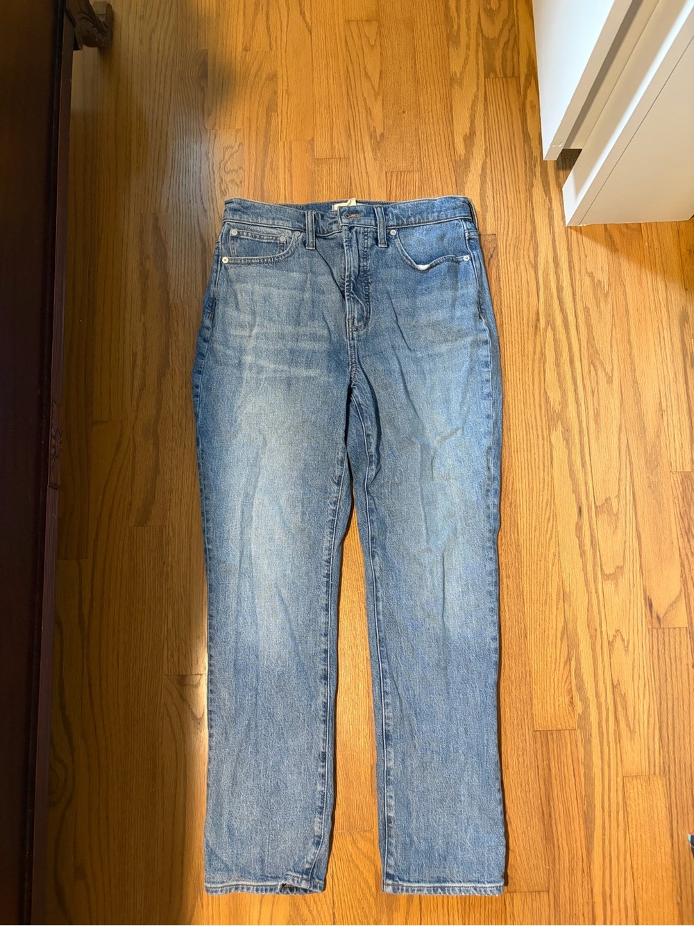 Women’s Blue Madewell Denim Jeans - Classic Straight Leg